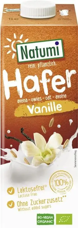 Natumi Bio Hafer Vanille (6 x 1000 ml)