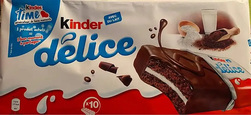 Ferrero Kinder Delice im 10er Sparpack 10x 39g kleine gefüllte Kuchen Snack Pausensnack