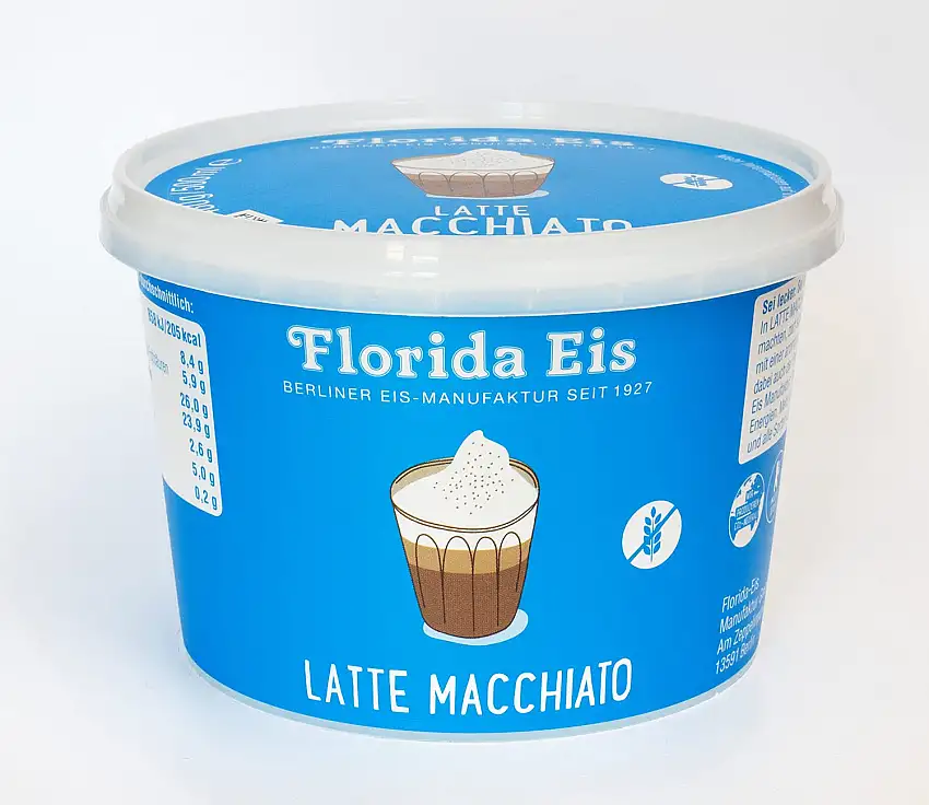 Eiscreme "Florida Eis" Latte Macchiato - Familienpackung - 500ml