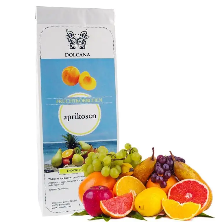 Dolcana Trockenfrüchte - Aprikosen, ganz und entsteint , 2er Pack (2x 150 g Packung)