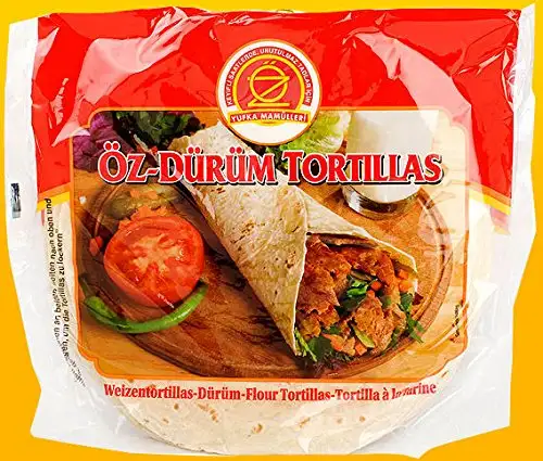 Öz-Dürüm Tortillas Wrap 16 x Ø 30 Dürüm Ekmek 1520 g