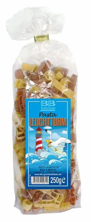 Leuchtturm-Nudeln "Pasta Leuchtturm"