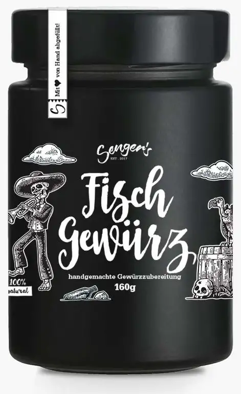 Sengers BBQ Fisch Grill-Gewürz Meeresfisch, Süßwasserfisch 100g