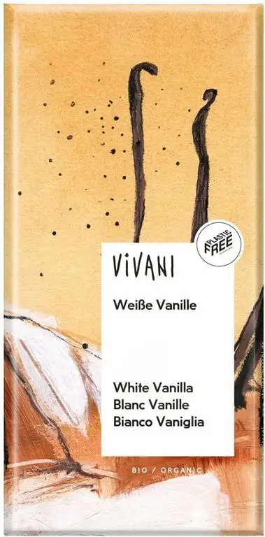 Vivani Bio Weiße Schokolade mit Vanille (1 x 80 gr)
