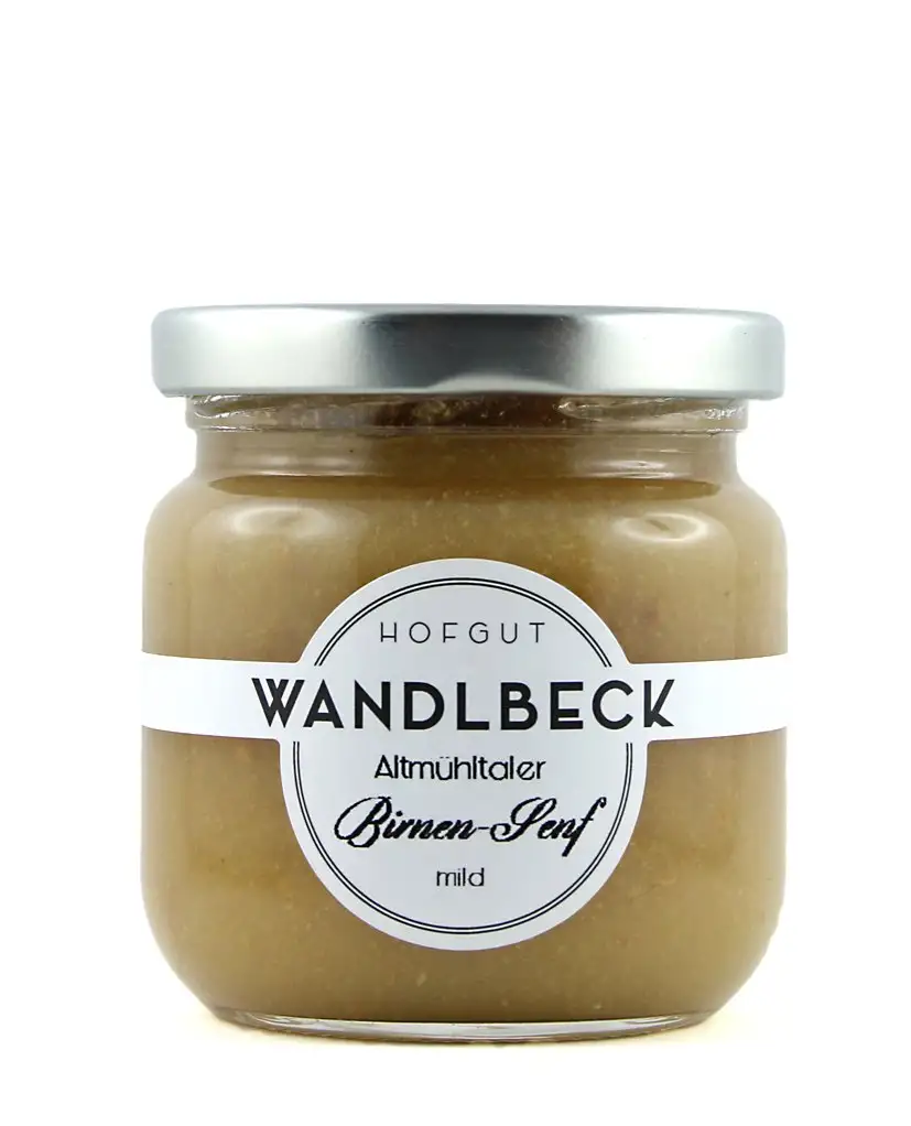 WANDLBECK Birnen Senf (220g Glas)