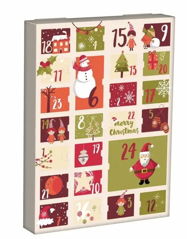 Adventskalender „Magic Christmas“ Vorgestalteter Adventskalender zum Befüllen