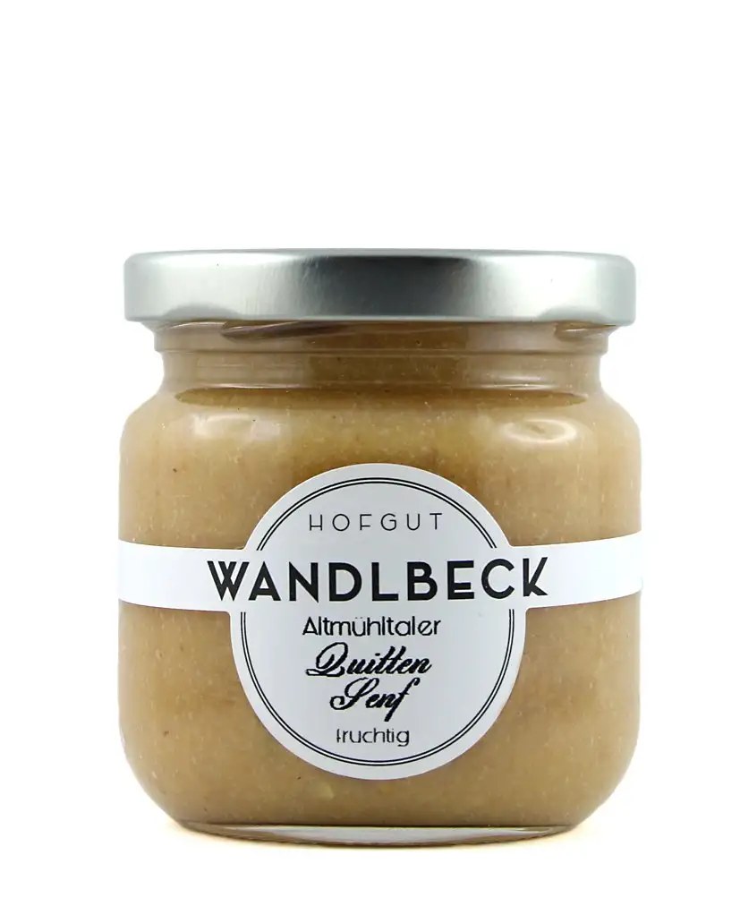 WANDLBECK Quitten Senf (220g Glas)