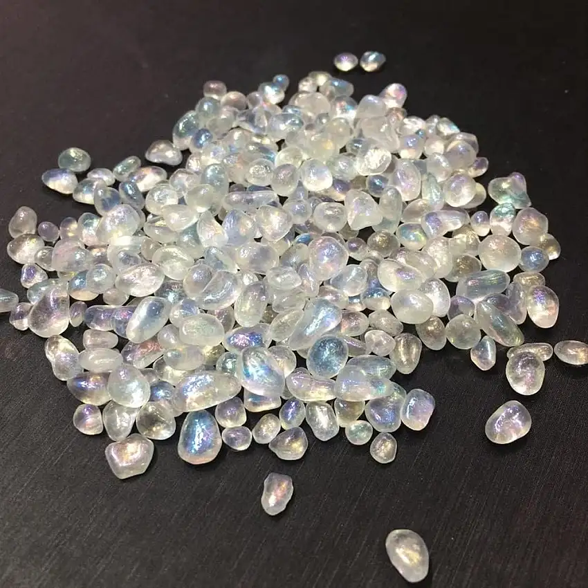 FLOAPA Rohe Steine und Mineralien Exemplar geheilt 90g-100g natürliche Kristallquarz-Kies-Sammlung als Geschenk Rohe Steine und Mineralien