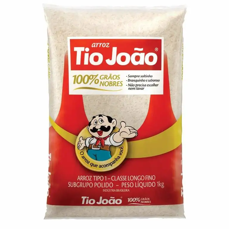 Brasilianischer weisser Reis, TIO JOAO, Langkorn, Premiumqualität, Beutel 1 kg.