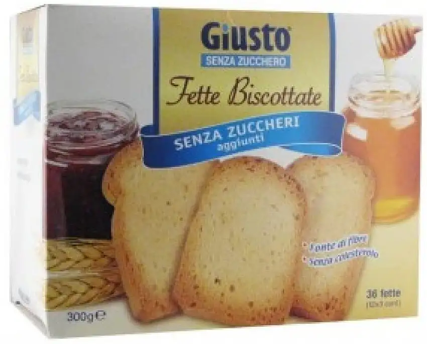 giusto Zwieback ohne Zucker 300 g