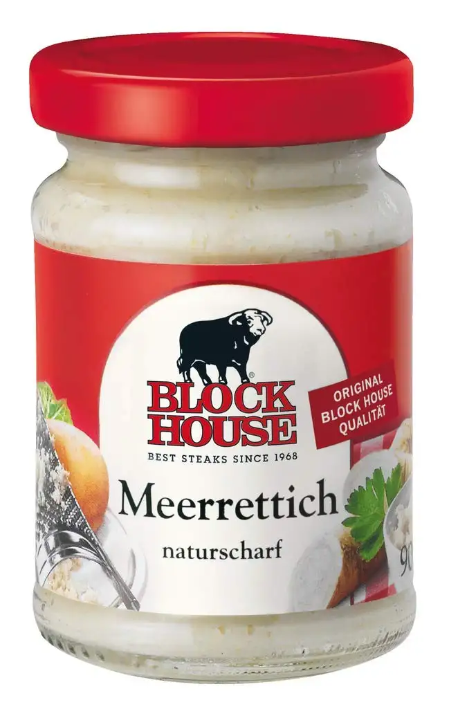 Block House Meerrettich Naturscharf - 1 x 90 g