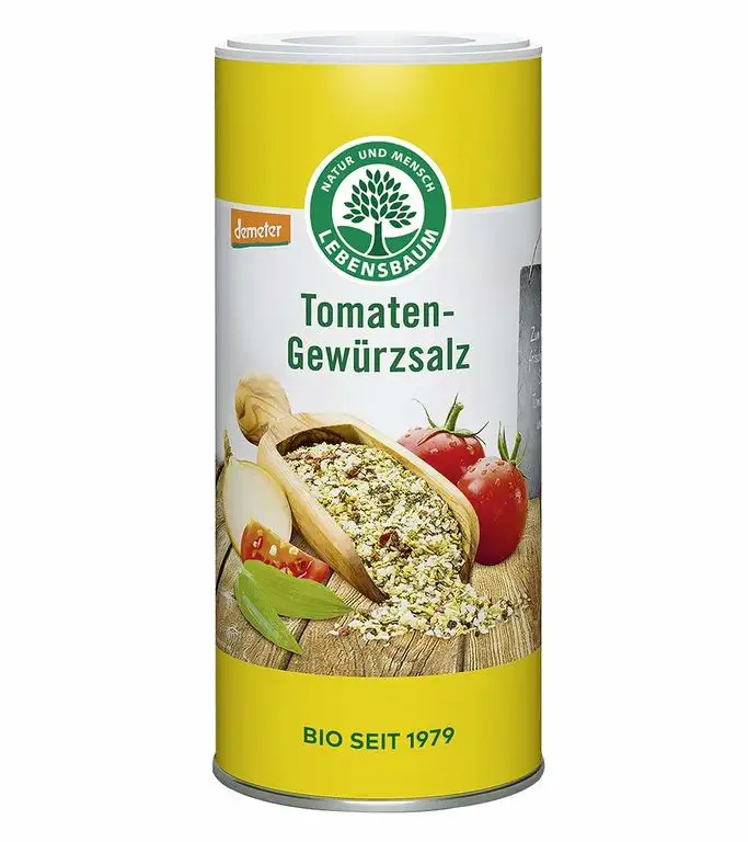 Lebensbaum Tomaten Gewürzsalz, 3er Pack (3 x 150 g)