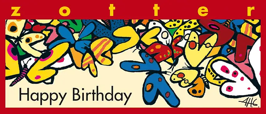 Zotter Bio Happy Birthday Butter-Caramel Schokolade (1 x 70 gr)