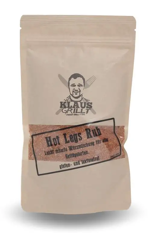 Klaus grillt Hot Legs Rub, 1er Pack (1 x 250 g)