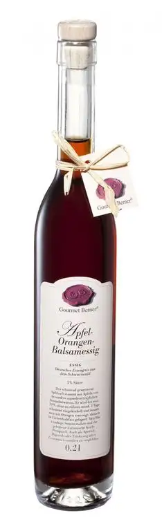 Berners Feinkost Delikatessen Apfel Orangen Balsamessig - 0,2 l