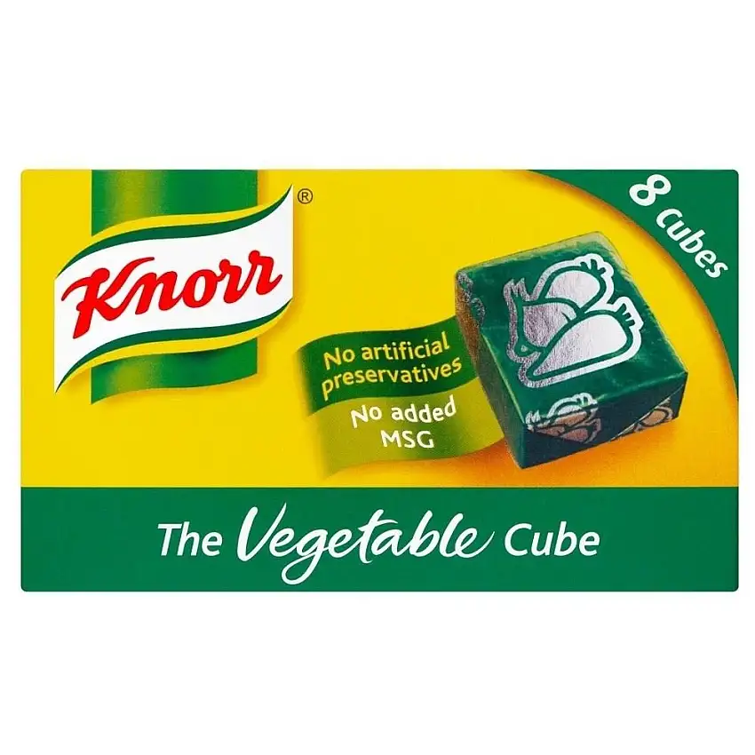 Knorr Cubes Lizenz Gemüse (8x10g) - Packung mit 2