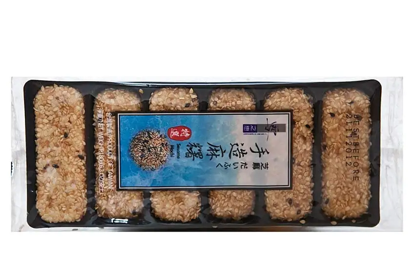 XueZhiLian 6 Reiskuchen"Mochi" mit Sesam-Geschmack 180g