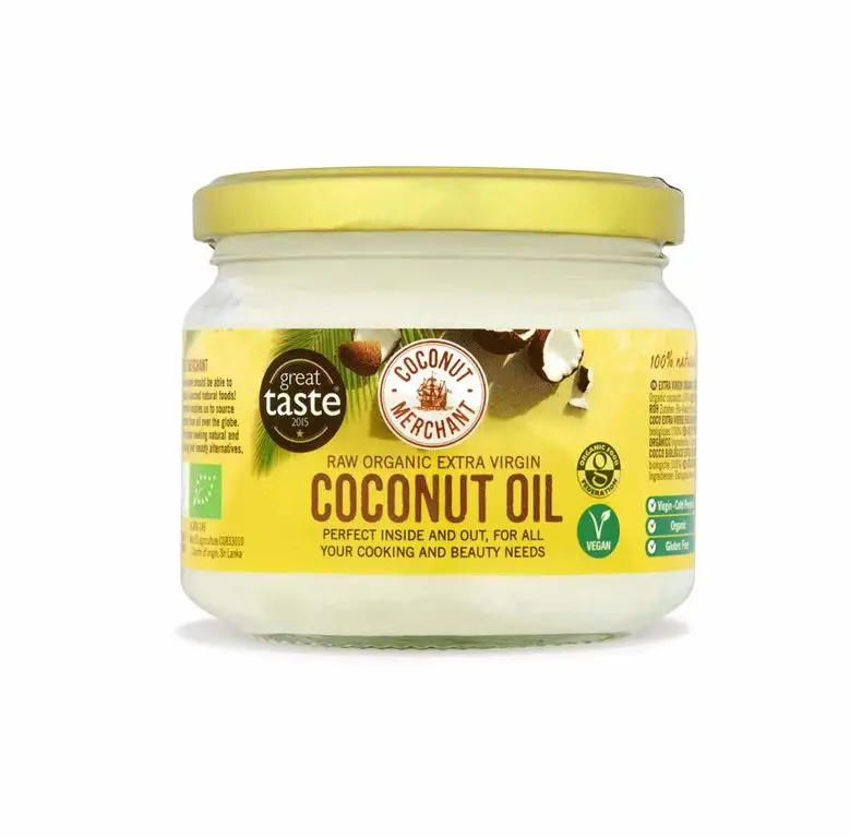 300ml Bio-Kokosöl Extra Virgin, roh, kaltgepresst, unraffiniert | Coconut Merchant | Ethisch bezogen, vegan, ketogen und 100% natürlich | Für Haare, Haut & Zum Kochen, 300mL