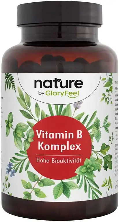 Vitamin B Komplex - 500 µg B12 PRO Kapsel - 200 vegane Kapseln (7 Monate) - Alle 8 B-Vitamine in Bio-Aktiven Formen besonders hochdosiert (10-Fach) - Laborgeprüft hergestellt in Deutschland