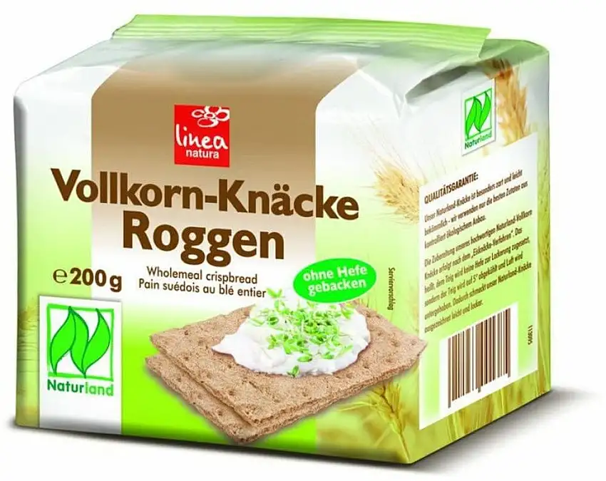 Linea Natura Bio Naturland Roggen Vollkorn Knäcke (6 x 200 gr)