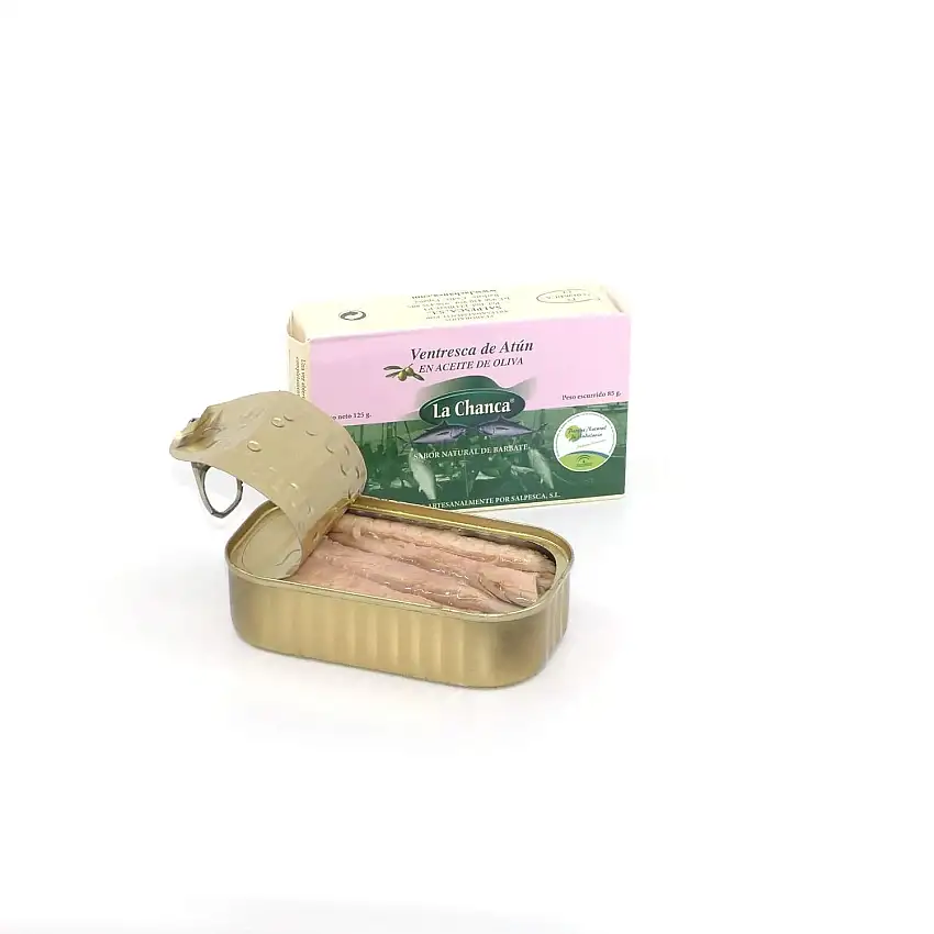 Ventresca de atún en aceite | Bauchfleisch vom Gelbflossen-Thunfisch in Olivenöl | 125g