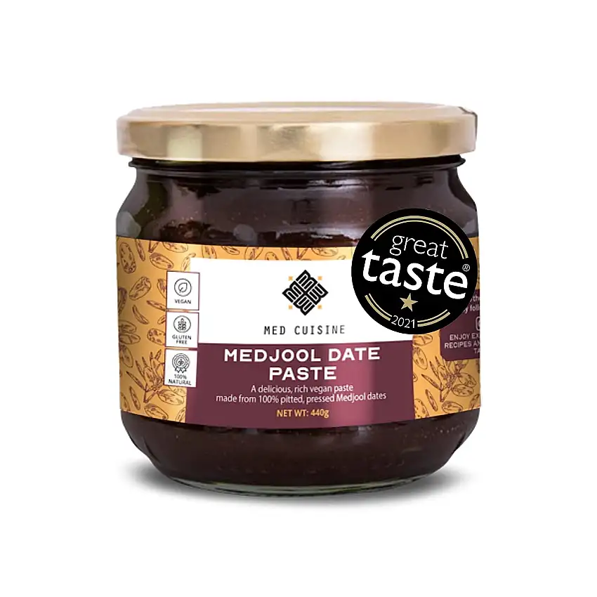 Med Cuisine Premium Medjool Dattelpaste – 100% Pitted Medjool Dates Paste, vegan, pflanzlich, keine Konservierungsstoffe, gute Quelle von Ballaststoffen und Koscher (Dattelpaste, 1 Packung)
