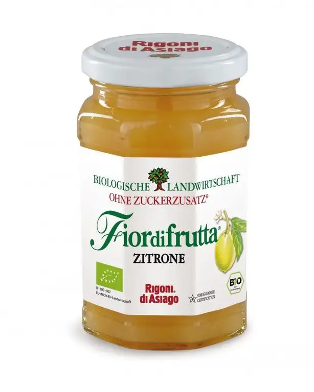 Rigoni di Asiago Fiordifrutta - Fruchtaufstrich - Zitrone BIO, 260 g