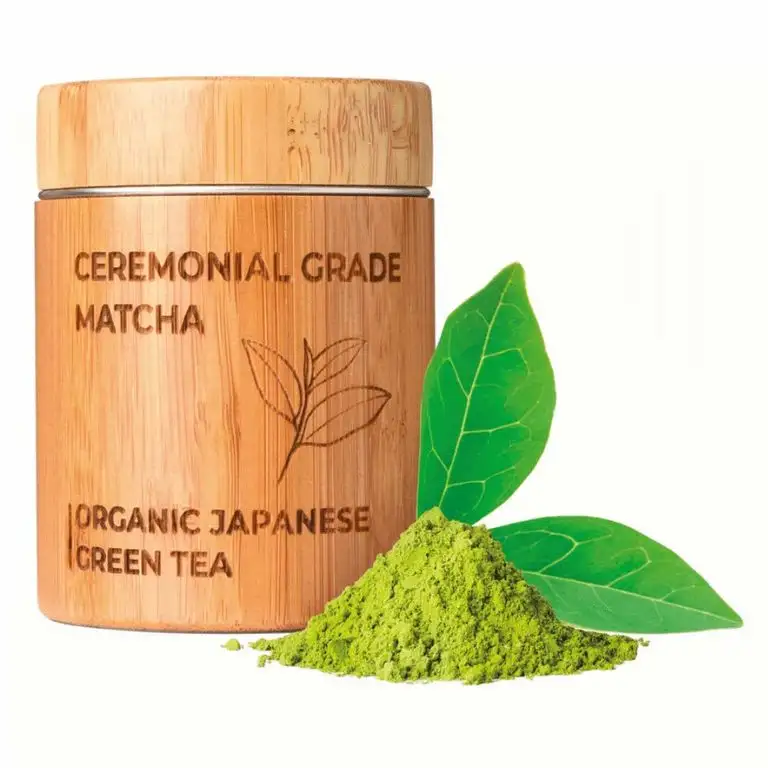 MATCHITA Bio Matcha Grüntee Pulver - Feinste Qualität Ceremonial Grade - Original im Bambusbehälter - Mild Intensive Grünteenote - Für kalte & heiße Getränke, Latte, Smoothie - Tee Farm in Japan - 40g