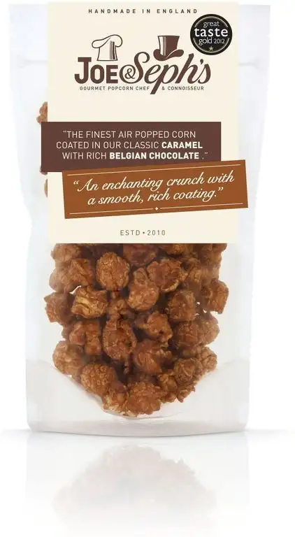 Joe & Seph's - Belgian Chocolate Caramel Popcorn - 90g