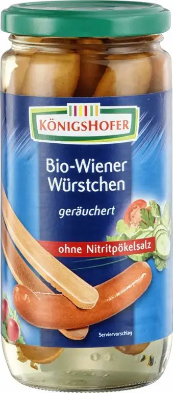 Königshofer Bio Bio-Wiener 6 Stück (2 x 400 gr)