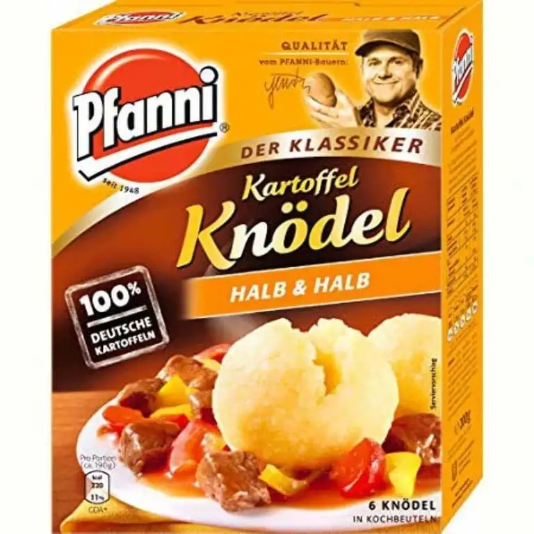 Pfanni Kartoffelknödel in Kochbeuteln halb & halb