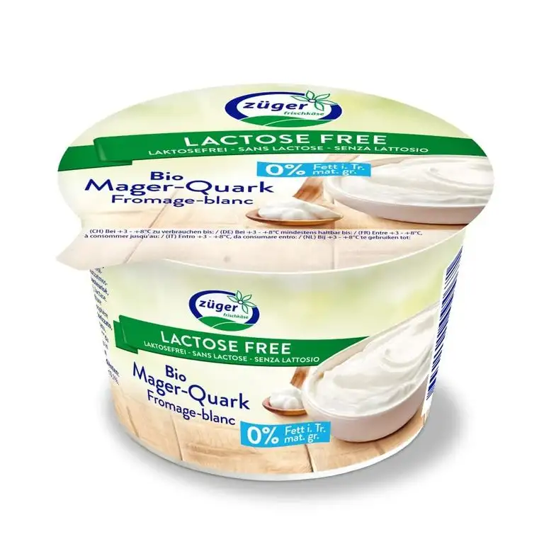 Züger Frischkäse AG Bio Bio Magerquark laktosefrei 200g (6 x 200 gr)