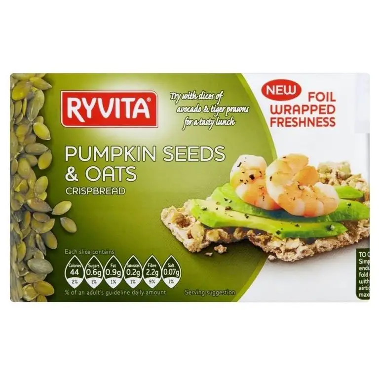 Ryvita Pumpkin Seeds & Oats Crispbread 200G