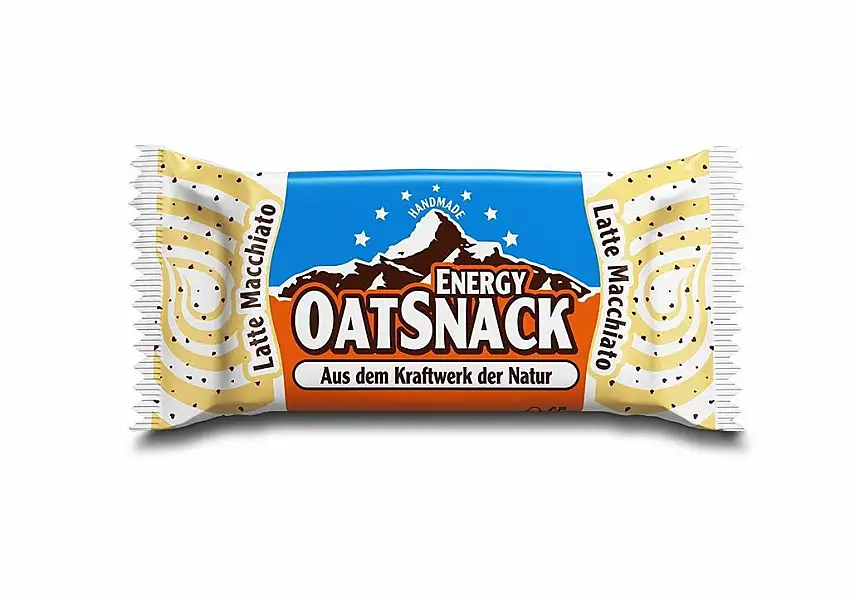 Energy OatSnack, natürliche Riegel - von Hand gemacht, Latte Macchiato, 3x65g