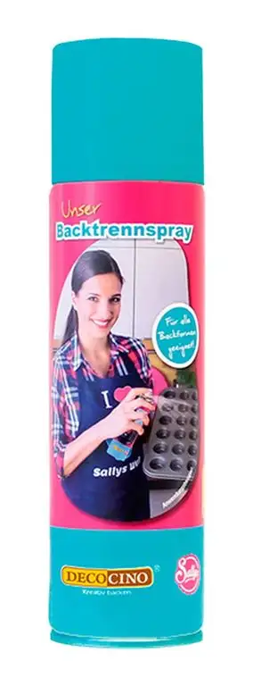 DECOCINO Backtrennspray – 200 ml – pflanzliches Backspray zum Einsprühen & Einfetten von Backformen, Silikonformen, Waffeleisen, Sandwich-Makern uvm. – ohne Palmöl & 100% vegan