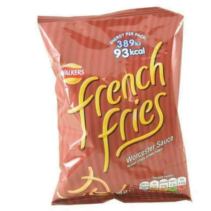Walkers French Fries Worcester Sauce 32 x 21g