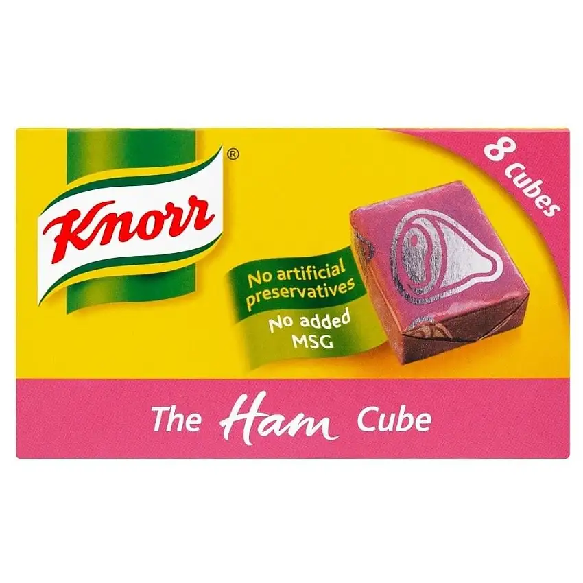 Knorr Cubes Lizenz Ham (8x10g) - Packung mit 6