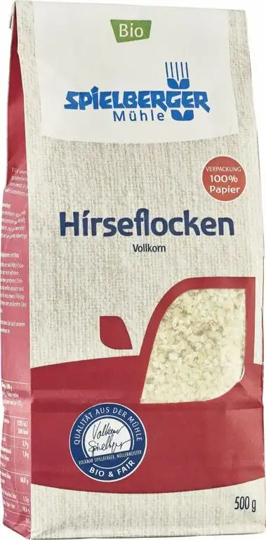 Spielberger Bio Hirseflocken, kbA (6 x 500 gr)