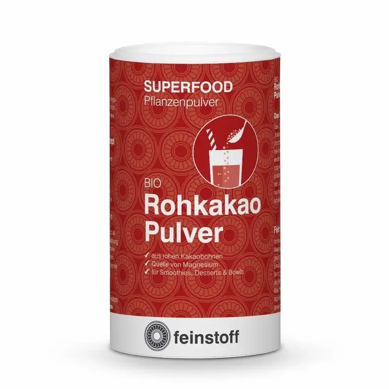 feinstoff Rohkakao Pulver bio, 140 g