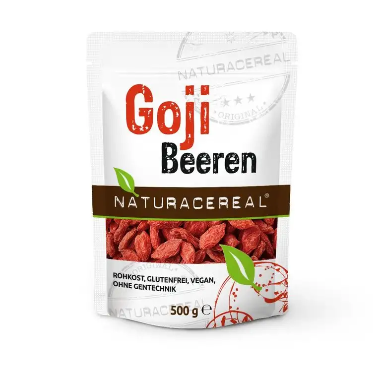 Naturacereal Goji Beeren ungeschwefelt, 1er Pack (1 x 500 g)