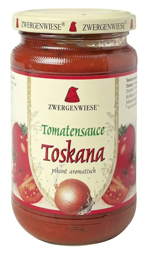 Zwergenwiese Bio Tomatensauce Toskana (2 x 340 ml)