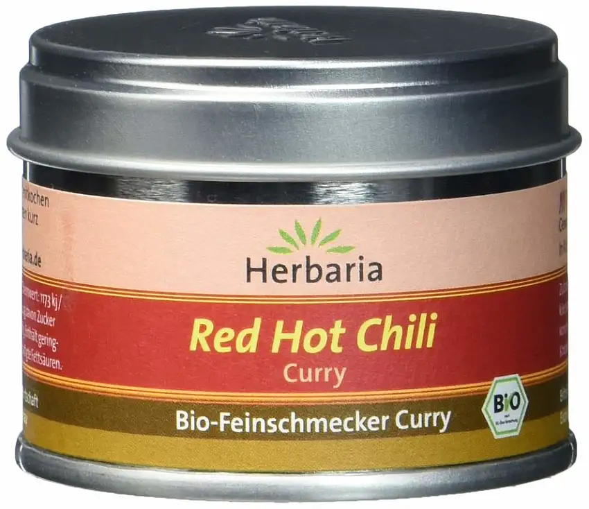 Herbaria Red Hot Chili Curry 30 g kbA* S-Dose, 1er Pack (1 x 30 g) - Bio