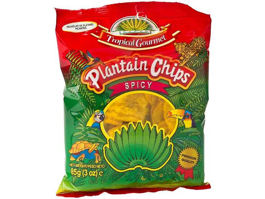 TROPICAL GOURMET Bananen Chips "Spicy" aus Ecuador 85g