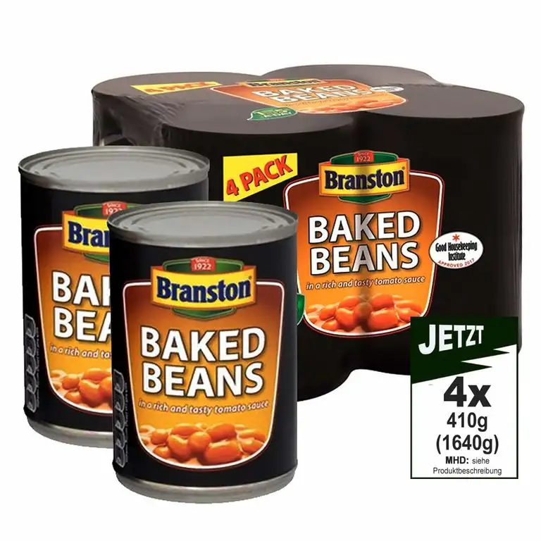 Branston Baked Beans in Tomato Sauce 4x 410g