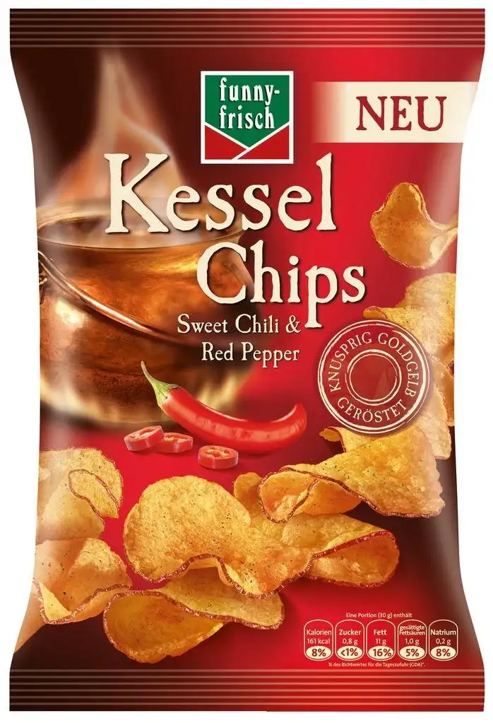 Funny-Frisch - Kessel Chips Sweet Chili & Red Pepper - 120g