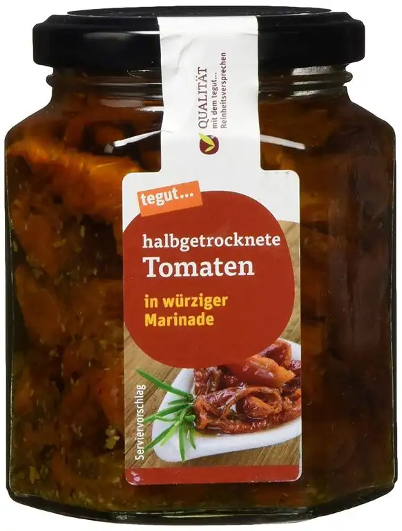 tegut... Halbgetrocknete Tomaten, 1 x 260 g