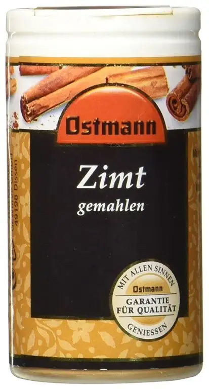 Ostmann Zimt gemahlen 30 g Zimtpulver Gewürz für orientalische Speisen, Zimt-Gewürz für Weihnachtsgebäck, Tee oder für Kaffee, Menge: 4 Stück