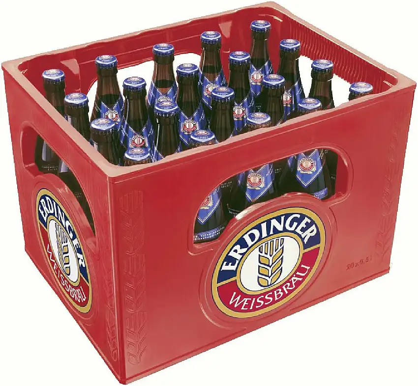 20 x Erdinger Weissbier Alkoholfrei 0,5L Originalkiste MEHRWEG