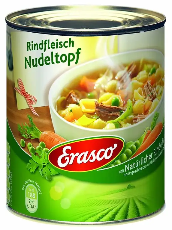 Erasco Rindfleisch-Nudeltopf 800g