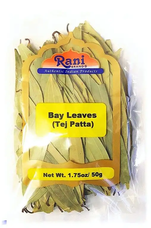 Rani Lorbeerblatt (Blätter) Ganzes Gewürz Hand ausgewählt Extra groß 1,75 Unzen (50 g) Alle natürlichen ~ glutenfreien Zutaten | NICHT GVO | Vegan | Indische Herkunft (Tej Patta)